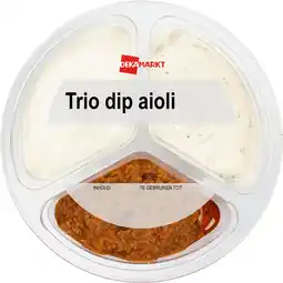 Dekamarkt DekaMarkt Trio dip aioli truffelmayo tomaat aanbieding