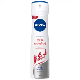 Dekamarkt Nivea Deospray dry comfort aanbieding