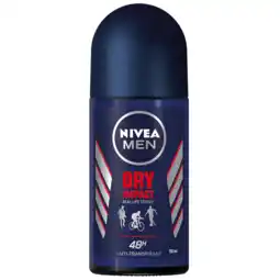 Dekamarkt Nivea Deodorant men dry impact aanbieding