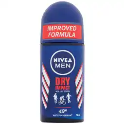 Dekamarkt Nivea Deodorant men dry impact aanbieding