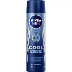 Dekamarkt Nivea Deospray men cool kick aanbieding