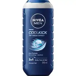 Dekamarkt Nivea Douchegel men cool kick aanbieding