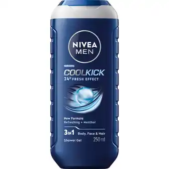 Dekamarkt Nivea Douchegel men cool kick aanbieding