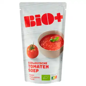Dekamarkt Bio+ Soep in zak tomaat aanbieding