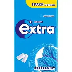 Dekamarkt Extra Peppermint suikervrij 5-pack aanbieding