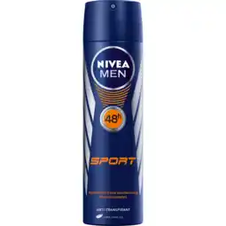 Dekamarkt Nivea Deospray men sport aanbieding