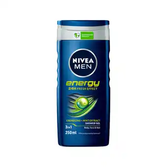 Dekamarkt Nivea Douchegel men energy aanbieding
