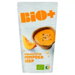 Dekamarkt Bio+ Soep in zak pompoen aanbieding