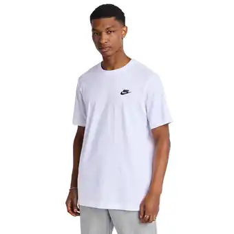Foot Locker Nike Club T-shirts Heren - Wit - Maat S aanbieding