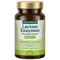Holland & Barrett Holland & Barrett Lactase Enzymen 8125 FCC - 60 softgels aanbieding