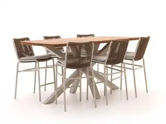 Kees Smit Bellagio Caronia/Induno Deens Ovaal 220cm barset 7-delig stapelbaar aanbieding