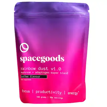 Holland & Barrett Spacegoods Rainbow Dust Koffiesmaak - 240g aanbieding