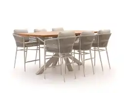 Kees Smit Bellagio Mineo/Induno Deens Ovaal 220cm barset 7-delig aanbieding