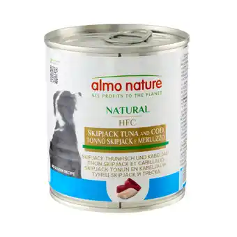 Zooplus 290g Skipjack Tonijn & Kabeljauw Almo Nature HFC Hondenvoer nat aanbieding