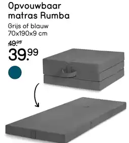 Leen Bakker Opvouwbaar matras Rumba aanbieding