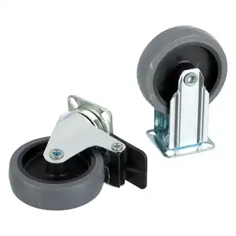 Zooplus 4 wieltjes maat 4 t/m 7 - Trixie Hondenbench Kunststof Gulliver aanbieding