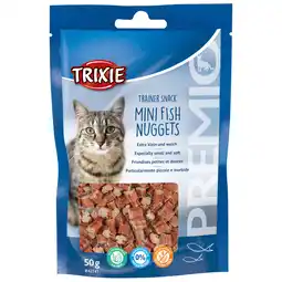 Zooplus 50g Trixie PREMIO Trainer Snack Mini Vis Nuggets kattensnacks aanbieding