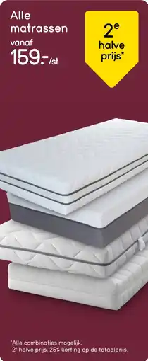 Leen Bakker Alle matrassen aanbieding