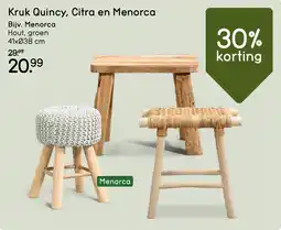 Leen Bakker Kruk Quincy, Citra en Menorca aanbieding
