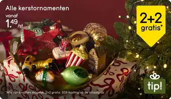 Leen Bakker Alle kerstornamenten aanbieding