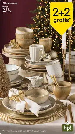 Leen Bakker Alle servies aanbieding