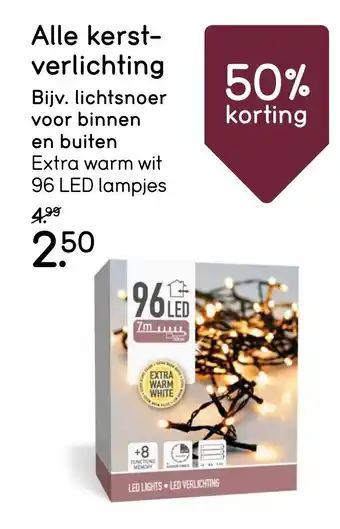 Leen Bakker Alle kerstverlichting aanbieding