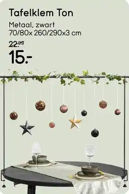 Leen Bakker Tafelklem Ton aanbieding