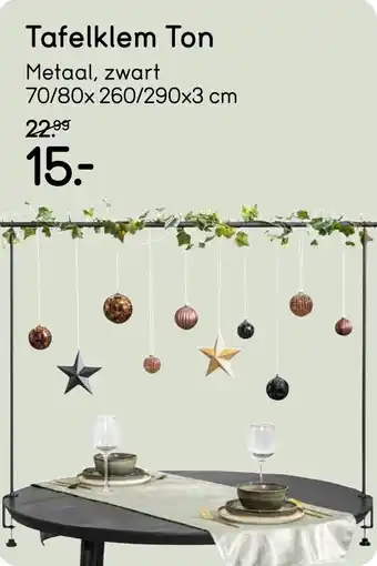 Leen Bakker Tafelklem Ton aanbieding