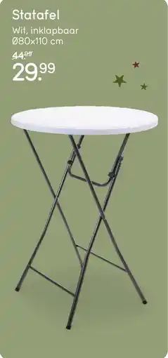 Leen Bakker Statafel aanbieding