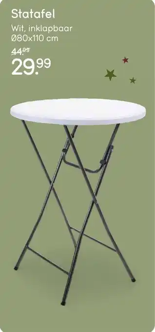 Leen Bakker Statafel aanbieding