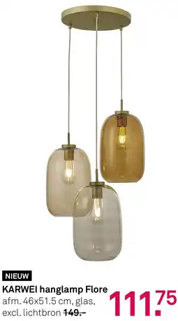 Karwei KARWEI hanglamp Flore aanbieding