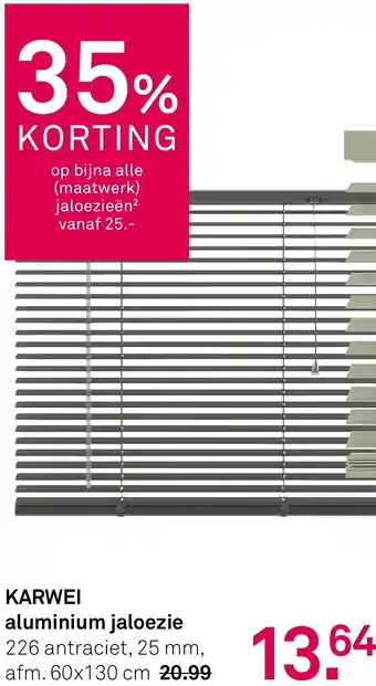 Karwei KARWEI aluminium jaloezie aanbieding