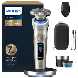 MediaMarkt Philips Shaver I9000 Prestige Ultra Wet&dry Xp9403/31 Scheerapparaat Zilver aanbieding