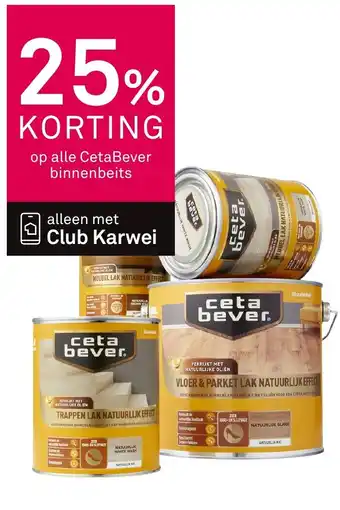 Karwei Alle CetaBever binnenbeits aanbieding