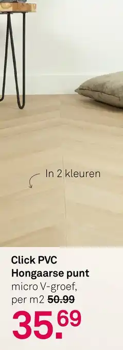 Karwei Click PVC Hongaarse punt aanbieding