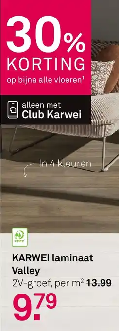 Karwei KARWEI laminaat Valley aanbieding