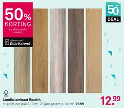 Karwei Lundia laminaat Rustiek aanbieding