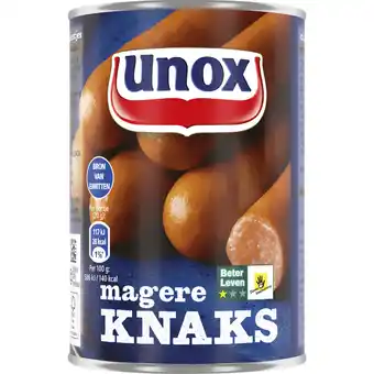 Dekamarkt Unox Knaks mager aanbieding