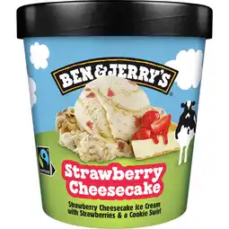 Dekamarkt Ben & Jerry's Strawberry cheesecake aanbieding