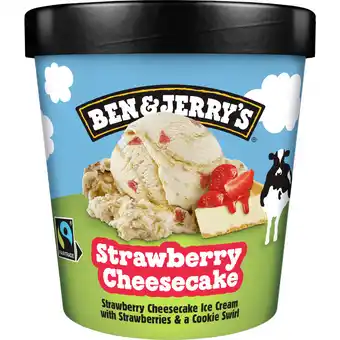 Dekamarkt Ben & Jerry's Strawberry cheesecake aanbieding