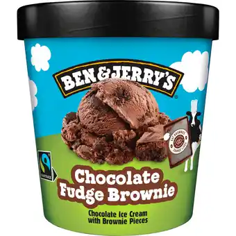 Dekamarkt Ben & Jerry's Chocolate fudge brownie aanbieding