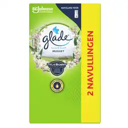 Dekamarkt Glade Luchtverfrisser touch & fresh navulling duo muguet aanbieding