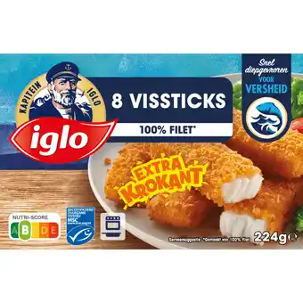 Dekamarkt Iglo Vissticks aanbieding