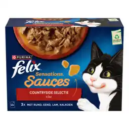 Dekamarkt Felix Kattenvoer sensations countryside12 stuks aanbieding