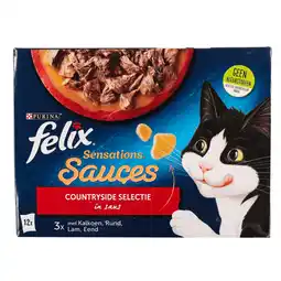 Dekamarkt Felix Kattenvoer sensations countryside12 stuks aanbieding