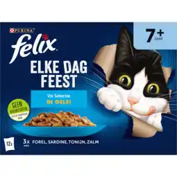 Dekamarkt Felix Kattenvoer elke dag feest senior vis aanbieding