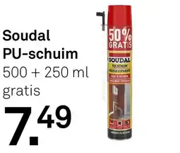 Karwei Soudal PU-schuim aanbieding