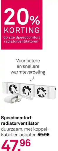 Karwei Speedcomfort radiatorventilator aanbieding