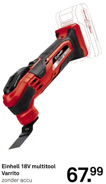 Karwei Einhell 18V multitool Varrito aanbieding