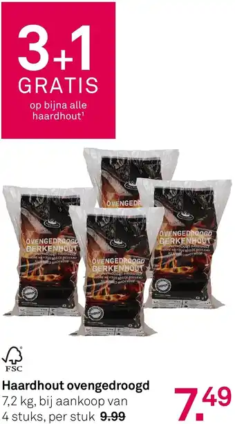 Karwei Haardhout ovengedroogd aanbieding